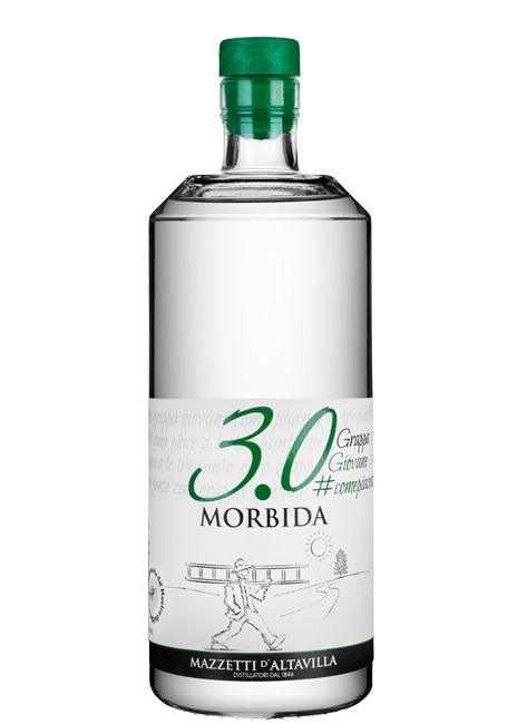 3.0 Morbida, Grappa Giovane 0,70  l,  Mazzetti d'Altavilla