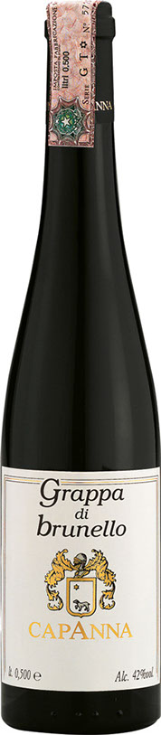 Grappa di Brunello 0,50l, Capanna