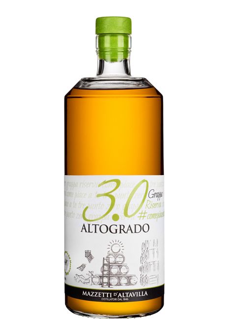 3.0 Altogrado, Grappa Riserva 0,70  l,  Mazzetti d'Altavilla