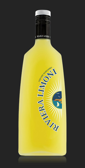 Liquore Riviera Limoni, Limoncino Zitronenlikor, Distilleria Marzadro