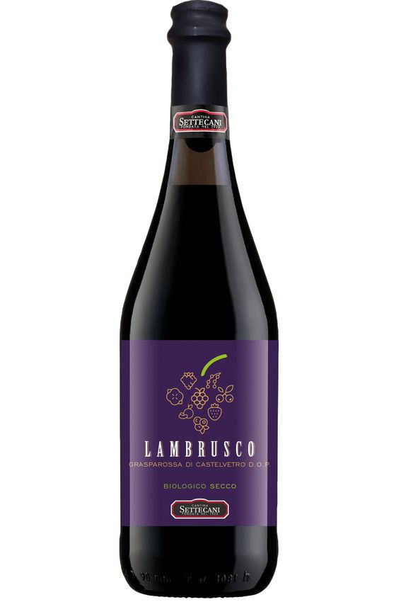 Lambruscoa Grasparossa DOP Secco BIO, Settecani